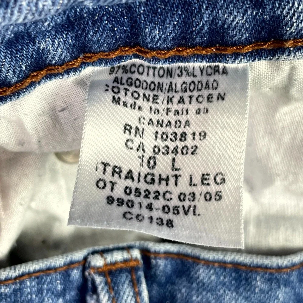Harley-Davidson Motorcycle Jeans Womens 10L Denim Straight Leg Biker Streetwear